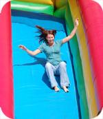 Slippin' and slidin' at Lee Campus Activity Day